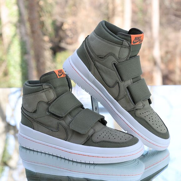 Jordan 1 Retro High Double Strap Olive Canvas - Picture 4 of 16